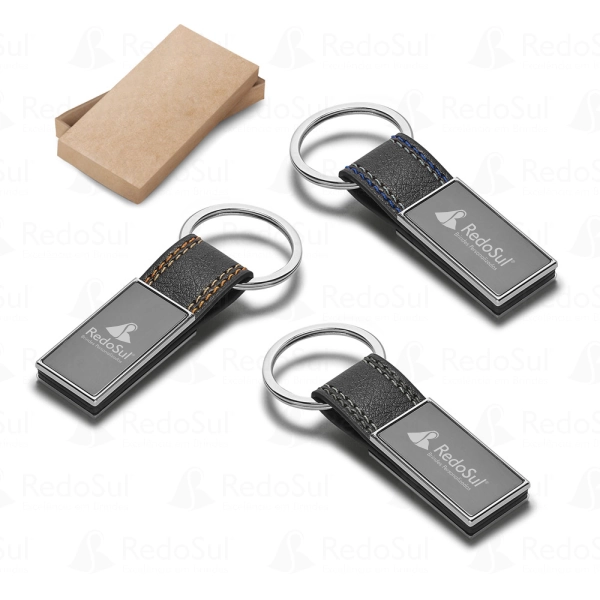 Chaveiro Personalizado em Couro Sintético Chaveiro Personalizado em Couro Sintético
